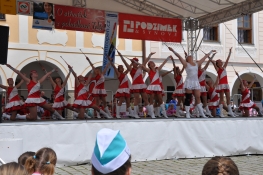 Princezny - mažoretky z Hluboké nad Vltavou - 2010 05. 29. - Telč