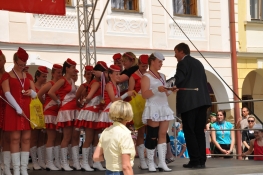 Princezny - mažoretky z Hluboké nad Vltavou - 2010 05. 29. - Telč