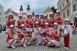 Princezny - mažoretky z Hluboké nad Vltavou - 2010 05. 29. - Telč