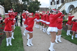 Princezny - mažoretky z Hluboké nad Vltavou - 2010 08. 29. - Talentnámia - Milotice