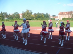 Princezny - mažoretky z Hluboké nad Vltavou - 2010 09. 22. - Sokolský ostrov, paraolympiáda