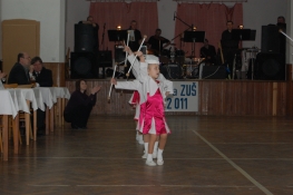 Princezny - mažoretky z Hluboké nad Vltavou - 2011 02. 11. - Zliv - Ples ZŠ