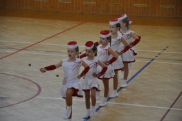 Princezny - mažoretky z Hluboké nad Vltavou - 2011 03. 05. - Podhostýnský pohár 2011