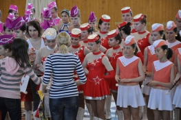 Princezny - mažoretky z Hluboké nad Vltavou - 2011 03. 05. - Podhostýnský pohár 2011