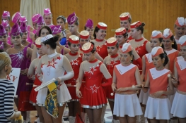 Princezny - mažoretky z Hluboké nad Vltavou - 2011 03. 05. - Podhostýnský pohár 2011