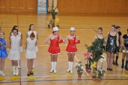 Princezny - mažoretky z Hluboké nad Vltavou - 2011 03. 05. - Podhostýnský pohár 2011