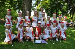 Princezny - mažoretky z Hluboké nad Vltavou - 2011 05. 21. - Soutěž Jemnice