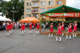 Princezny - mažoretky z Hluboké nad Vltavou - 2011 08. 13. - Slavnostni mrkve - Zliv