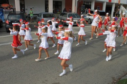 Princezny - mažoretky z Hluboké nad Vltavou - 2011 09. 17. - Slavnosti vína Hluboká nad Vltavou