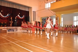 Princezny - mažoretky z Hluboké nad Vltavou - 2012 03. 17. - Radotínský pohár