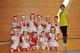 Princezny - mažoretky z Hluboké nad Vltavou - 2012 03. 25. - Evropa 2 Taneční skupina roku 2012 - Jindřichův Hradec