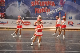 Princezny - mažoretky z Hluboké nad Vltavou - 2012 03. 25. - Evropa 2 Taneční skupina roku 2012 - Jindřichův Hradec