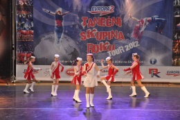 Princezny - mažoretky z Hluboké nad Vltavou - 2012 03. 25. - Evropa 2 Taneční skupina roku 2012 - Jindřichův Hradec