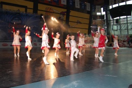 Princezny - mažoretky z Hluboké nad Vltavou - 2012 04. 14. - Taneční skupina roku 2012 - Mistrovství Čech Praha