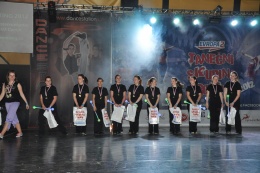 Princezny - mažoretky z Hluboké nad Vltavou - 2012 04. 14. - Taneční skupina roku 2012 - Mistrovství Čech Praha