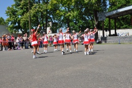 Princezny - mažoretky z Hluboké nad Vltavou - 2012 05. 19. - O májovou korunku Jemnice