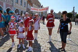 Princezny - mažoretky z Hluboké nad Vltavou - 2012 05. 26. - O střevíček z pohádkové Telče