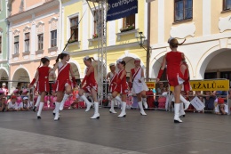 Princezny - mažoretky z Hluboké nad Vltavou - 2012 05. 26. - O střevíček z pohádkové Telče