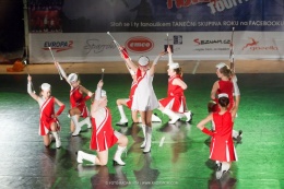 Princezny - mažoretky z Hluboké nad Vltavou - 2012 04. 22. - Taneční skupina roku 2012 - Mistrovství Čech Plzeň