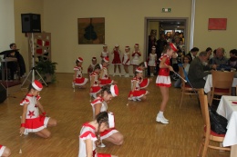 Princezny - mažoretky z Hluboké nad Vltavou - 2012 11. 21. - Odpoledne pro důchodce v Parkhotelu