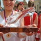 Princezny - mažoretky z Hluboké nad Vltavou - Medaile z Telče 29.5.2010